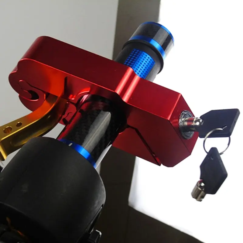 Aluminum Alloy Motorcycle Lock Anti Theft Bike Handlebar Lock for Protections