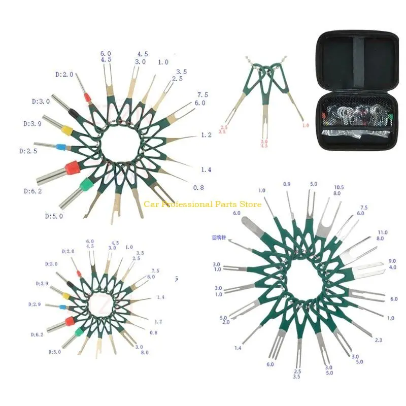 R53D Car Terminal Removal Repair Tools Electrical Wiring Crimp Connector Pin Extract