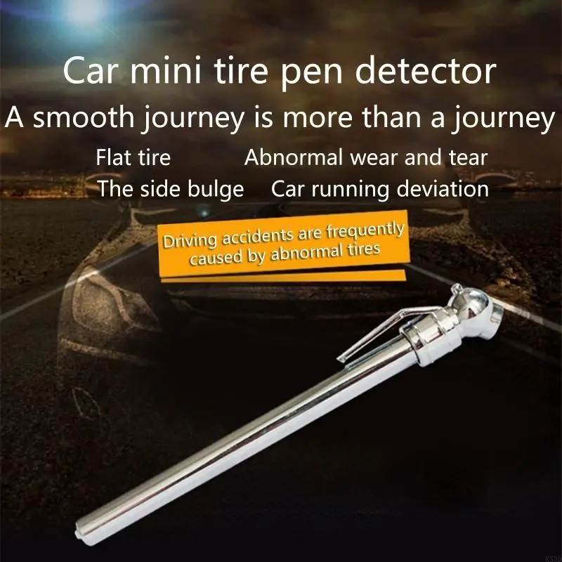 R53D Tire Gage 5-50 Psi with Depth Gift for Men Single Chuck 5-50PSI for Car Repair Shop with Pocket Clip Single Chuck
