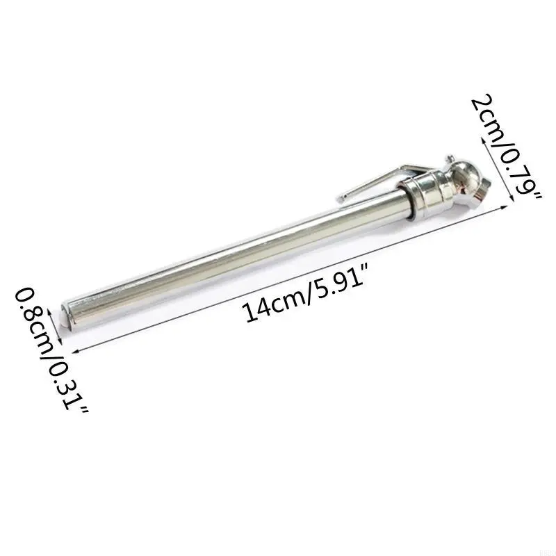 R53D Tire Gage 5-50 Psi with Depth Gift for Men Single Chuck 5-50PSI for Car Repair Shop with Pocket Clip Single Chuck