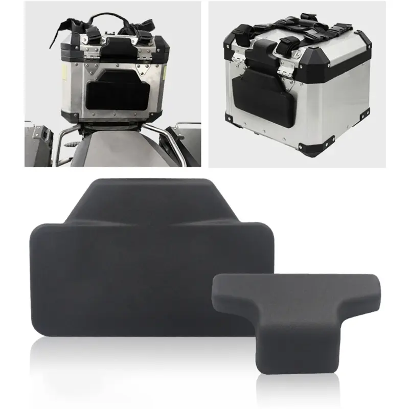 Motorcycle Passenger Backrest Back Pad Saddlebag Trunk Sticker Replacement