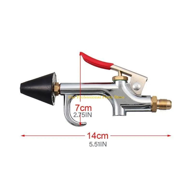 R53D Car Air Conditioner Line Set Flush Canister Replacement Stainlesssteel Nozzle Car Air Conditioning Cleaning Tool