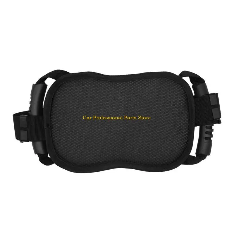 R53D Motorcycle Safety Belt with Handle Rear for Seat Passenger Grip Strip for Kids A