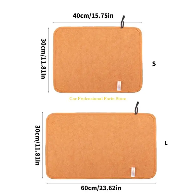 R53D Suedes Car Detailing Towel Water Absorbing For Vehicle Maintenance Home Cleaning
