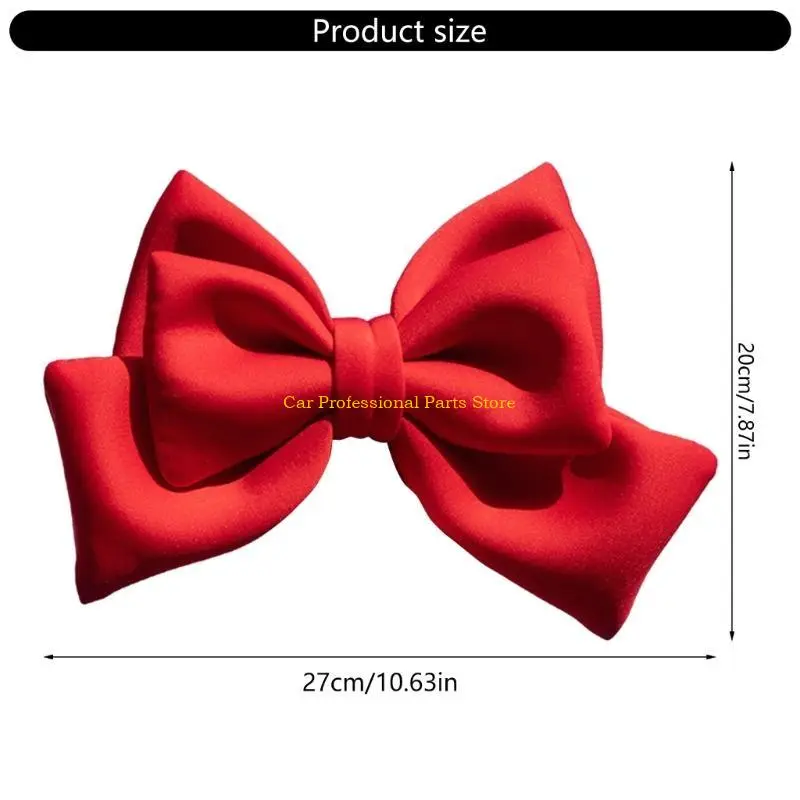 R53D Motorcycle Helmets Bowknot Decoration Adhesive Large Bowknot Ornament Motorbike Helmets Decor Fashion Helmets Patches