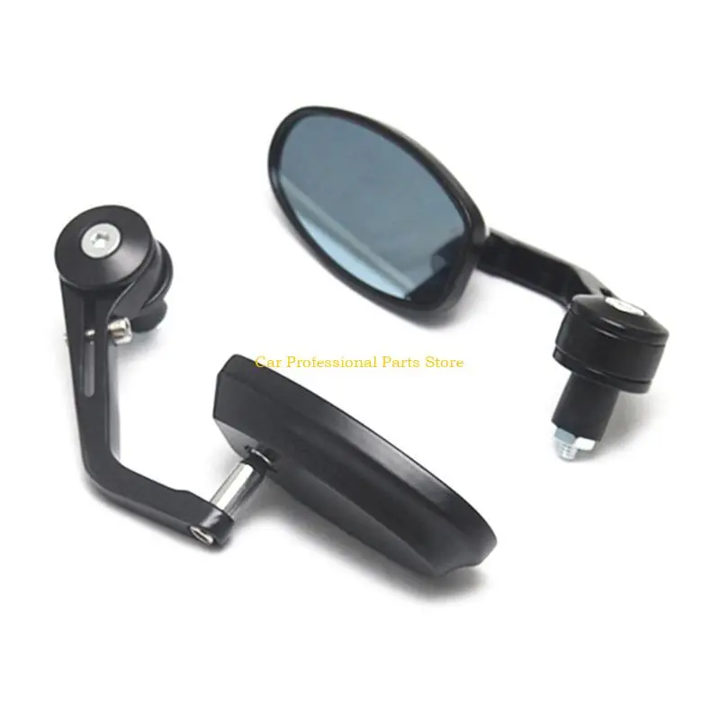 R53D Auxiliary Rearview Mirror for Bike Motorcycle Handlebar Mount Adjustable Mirror