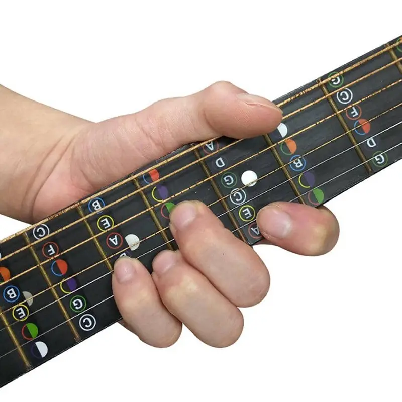 1/3/5pcs Guitar Scale Stickers Music Teaching Tools Suitable for Beginner Practice Accessories Student Educational Supplies TMZ