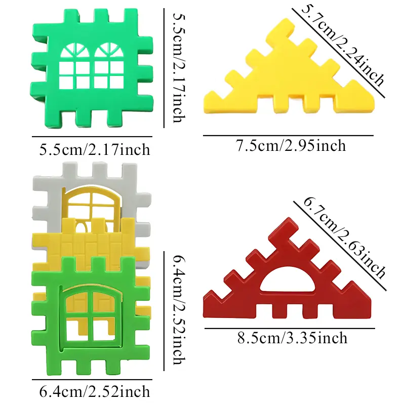 House Building Block Toy Creative Construction Bricks Kids Educational STEM Toys Gift for Children Boy Girl Birthday Present ZYF
