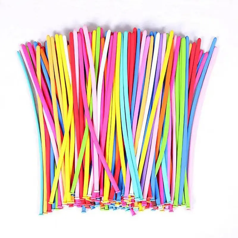 50/100PCS Long Balloon Latex Children DIY Toy Woven Balloon Design Cute Cartoon Color Elastic Kids Boys Girls Birthday Gifts TMZ