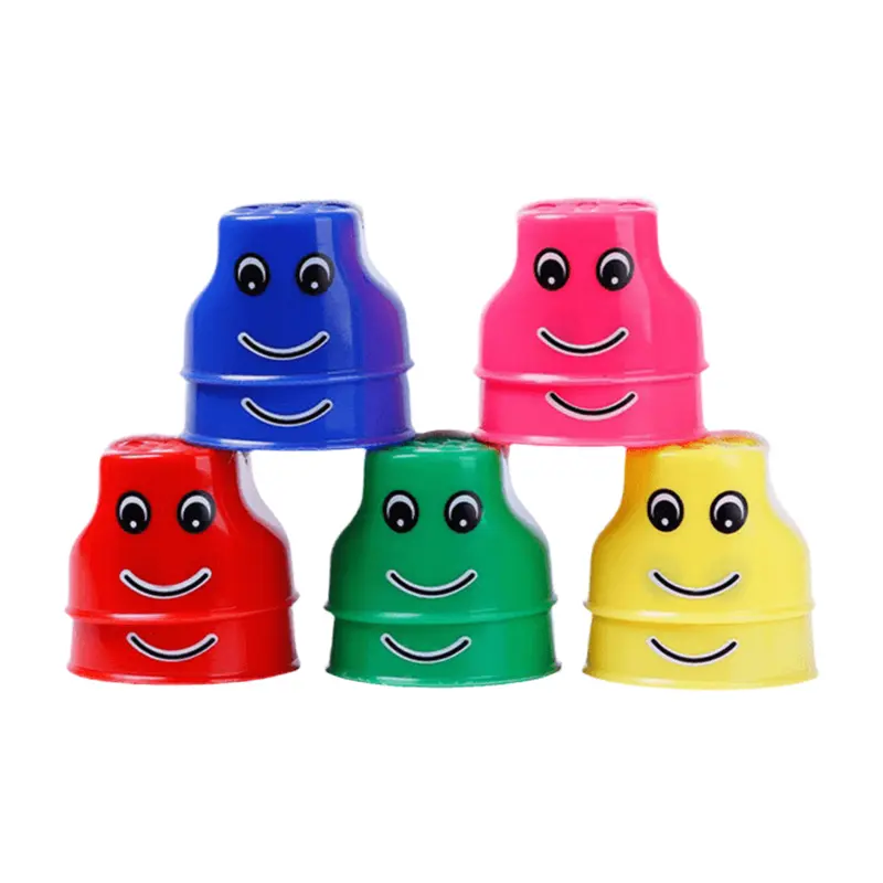 Funny Smile Face Plastic Stilts Kid Party Game Outdoor Activities Balance Training Equipment Coordination Game Children Gift ZYF