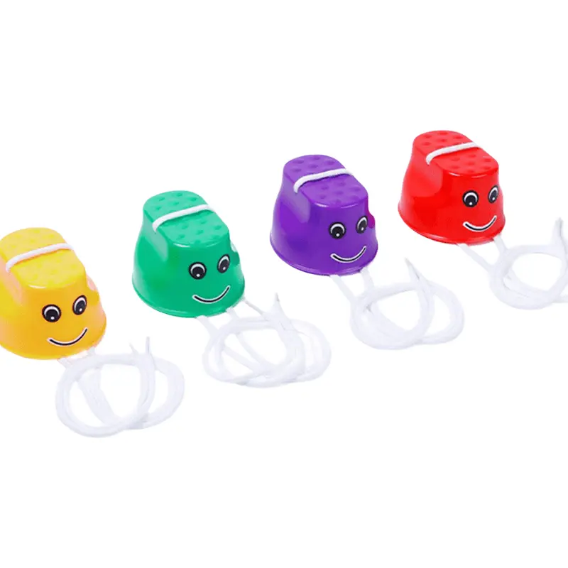 Funny Smile Face Plastic Stilts Kid Party Game Outdoor Activities Balance Training Equipment Coordination Game Children Gift ZYF