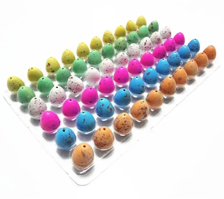 10pcs/lot Novelty Gag Toys Children Toys Cute Magic Hatching Growing Animal Dinosaur Eggs For Kids Educational Toys Gifts GYH