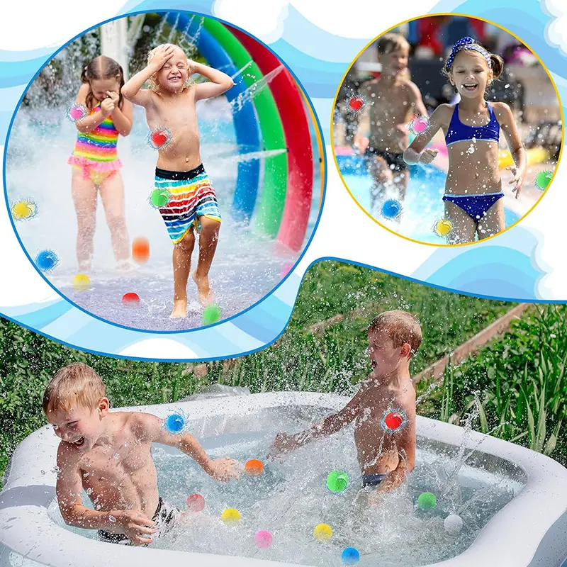 Snowballs/Water Balls Children Summer Outdoor Sports Toys Swimming Pool Beach Water Play Games Soft Safe Group Game Toy TMZ