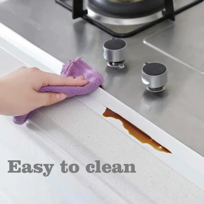 Anti Mold Tape Self Adhesive Waterproof Seal Caulk Tape Suitable For Kitchen and Bathroom Sealing Strip Easy to Clean TMZ