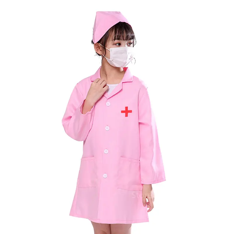Children Simulated Doctor Nurse Toys Pretend Play Role Play Pink Set Kids Interactive Games Party Girls Birthday Gifts TMZ
