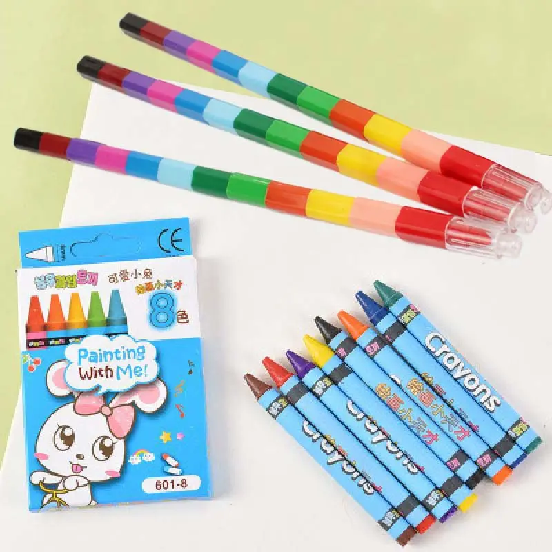 1~5pack Drawing Pen Crayon Marker Ball-point Pen Multiple Colors Suitable for Paper Non-woven Canvas Painting School Supply TMZ