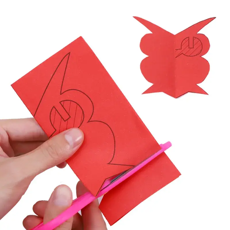 Children Handmade Toys Paper Cuttings Origami Puzzle Toy DIY Materials Education Props for Kindergarten Kids Birthday Gifts TMZ