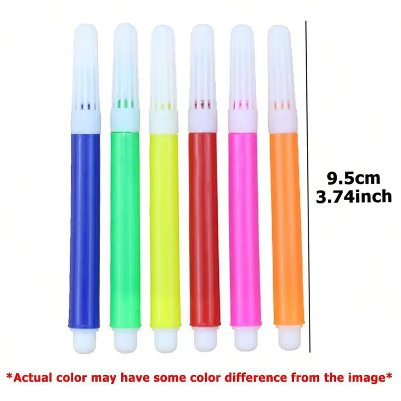Storage Pen Case Environment Protection Non-woven Fabric with Markers Cartoon Pattern DIY Graffiti Household Kids Pen Bag TMZ