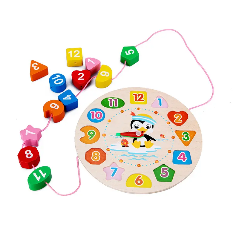 Wooden Montessori Toys for Kids Wood Sorting & Stacking Toys Girt for Girls Boys Color Shape Early Educational Toys for Toddlers