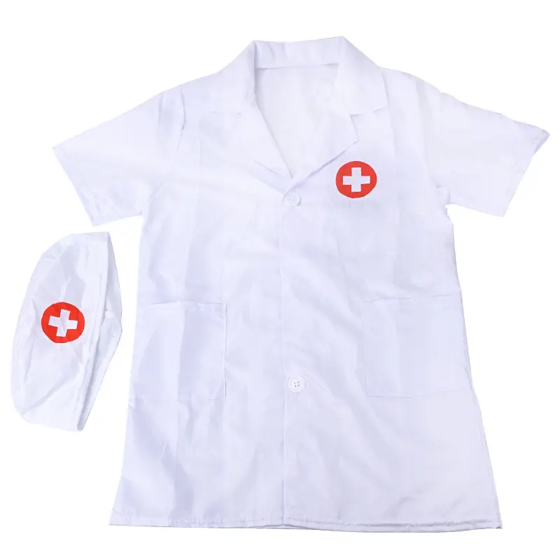 Children Pretend Play Game Simulation Doctor Nurse Coat Kindergarten Puzzle Set Role Playing Gifts for Kids Boys Girls TMZ