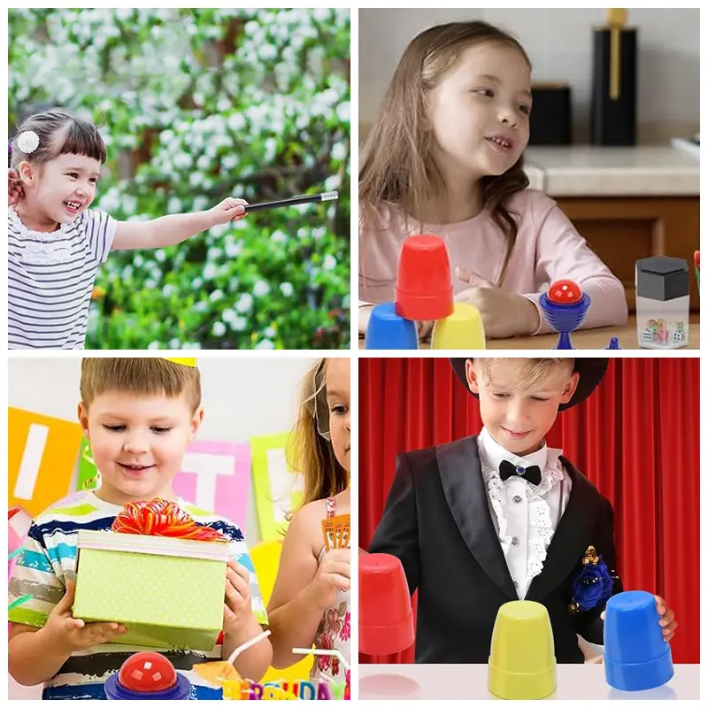 Magic Prop Toy Set Developmental Game Halloween Trick and Treat Props Festival Party Gathering Children Close Up Magic TMZ