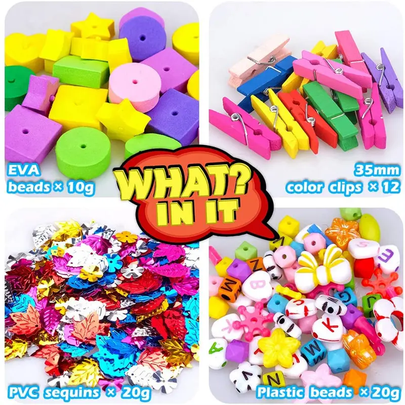 Arts and Crafts Supplies for Kids Crafts Toys with Sequins Diamond Sticker  Foam All in One DIY School Crafting Project for Kids