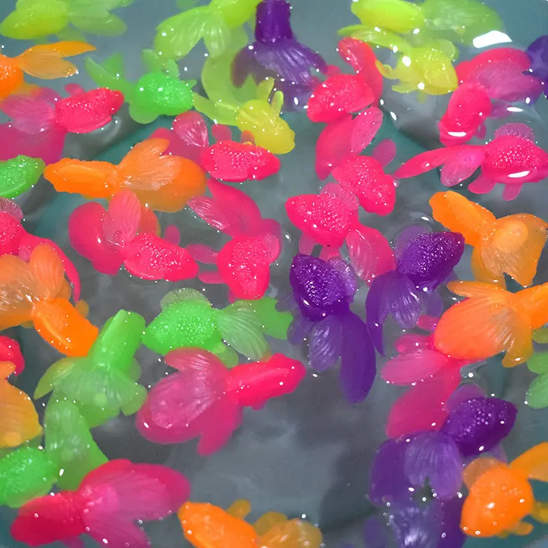 Simulated Goldfish/Gemstone Plastic Summer Pool Decoration Fishing Accessory Diving Prop Entertainment Water Play Equipment TMZ
