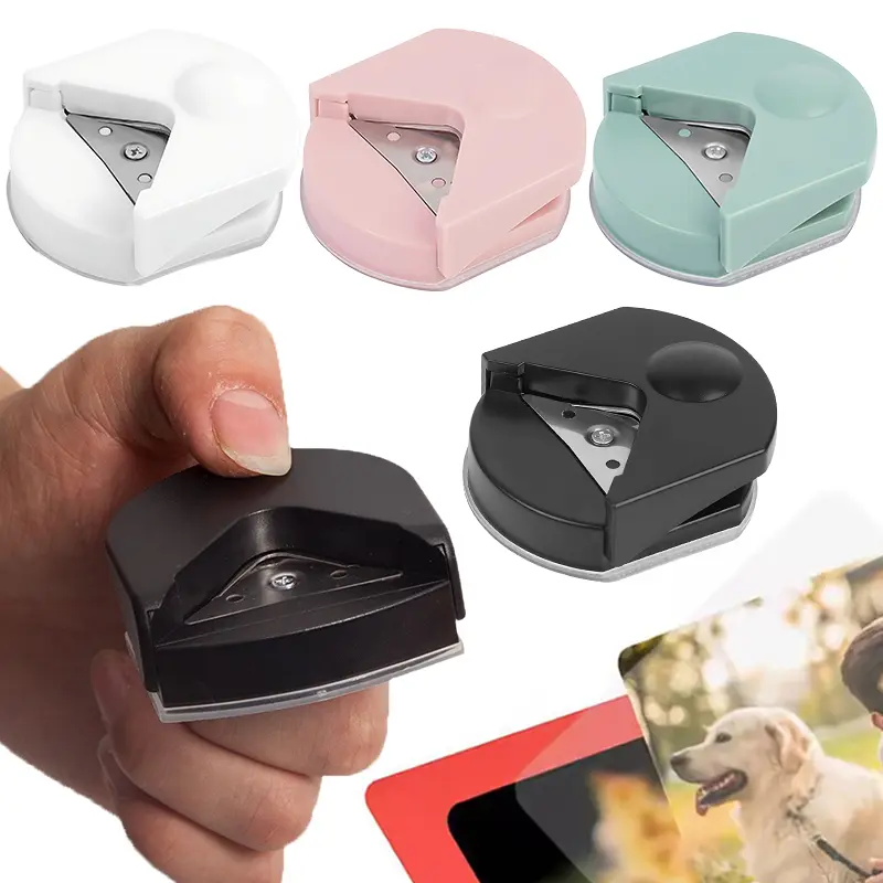 R4 Corner Rounder Portable Rounding Cutter Paper Trimming Postcard Greeting Card Photo Edge Cutting Tools Home Office School ZYF