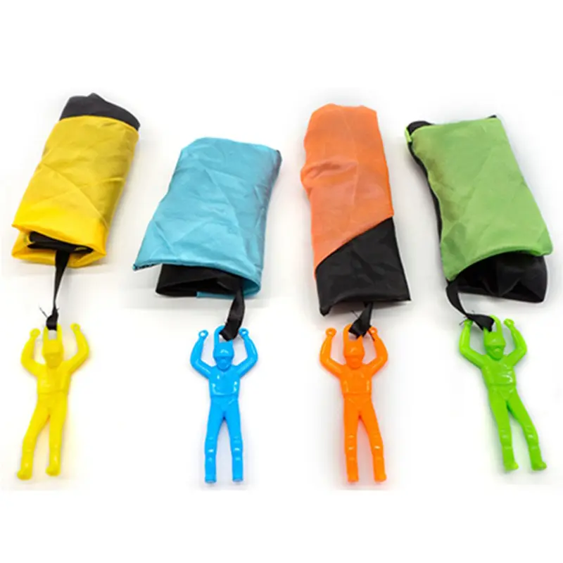 1PC/2PC Hand Parachute Mini Hand Thrown Parachute Spring Outdoor Sport Game Supplies Flying Parachute Creative Gift Boy Girl ZYF