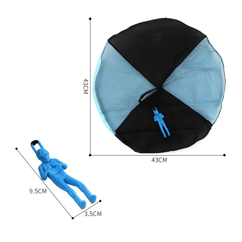 1PC/2PC Hand Parachute Mini Hand Thrown Parachute Spring Outdoor Sport Game Supplies Flying Parachute Creative Gift Boy Girl ZYF