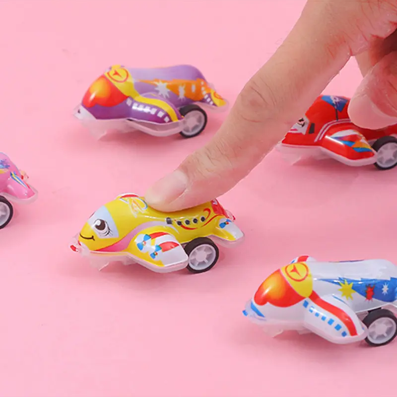 20pcs Pull Back Cars Children Simulation Model Inertia Toys Plastic Cartoon Party Favors Gathering Gifts Parties Supplies TMZ