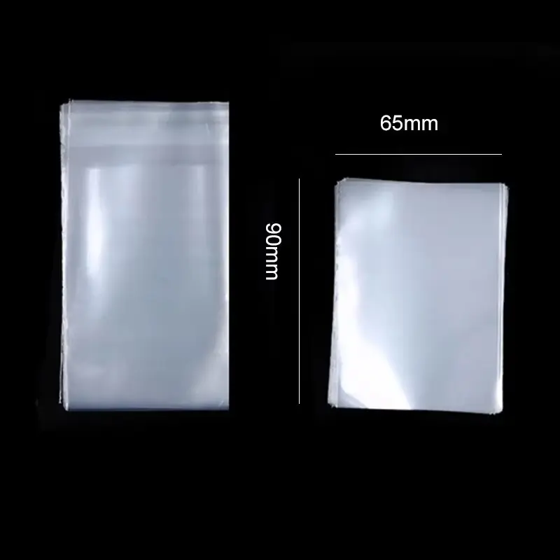﻿ Transparent Card Sleeves 200PCS Cards Protector 65*90mm Sealed /Unsealed Idol Album Football Star Board Game Card Sleeves ZYF