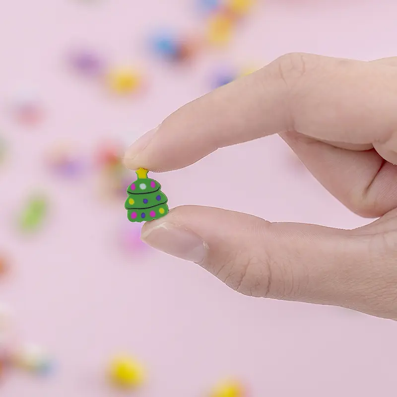 10-50pcs Mini Eraser Bulk Multiple Styles Cartoon Colored Design Fruit and Animal Cake School Supplies Student Rewards TMZ