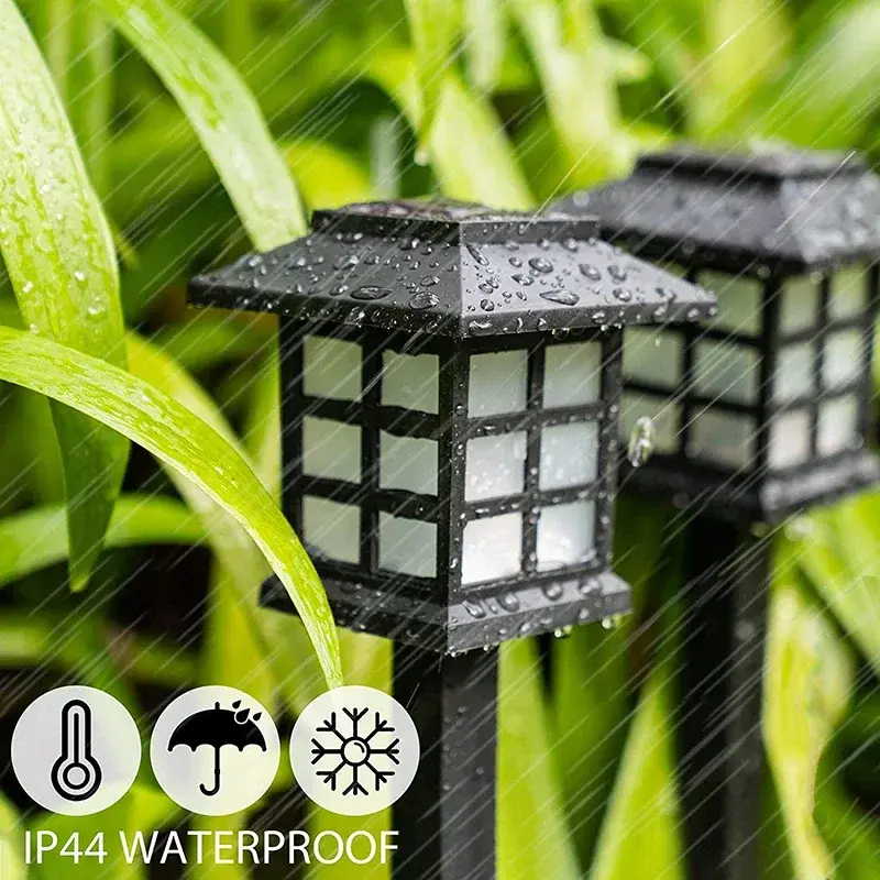 2/4/6/8/12Pcs Solar LED Pathway Lights Outdoor Waterproof Walkway Garden Decor Street Lamp for Landscape Yard Patio Driveway