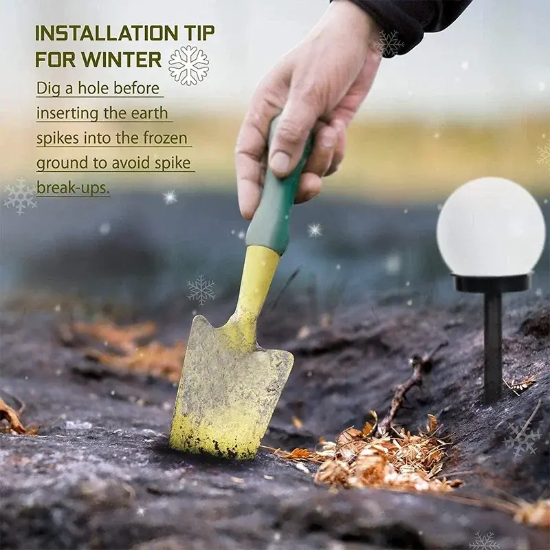 3/6/9/12Pack Solar Powered LED Bulb Lamp Energy Light Waterproof Outdoor Garden Decoration Ball Lights Lawn Yard Pathway Lamp