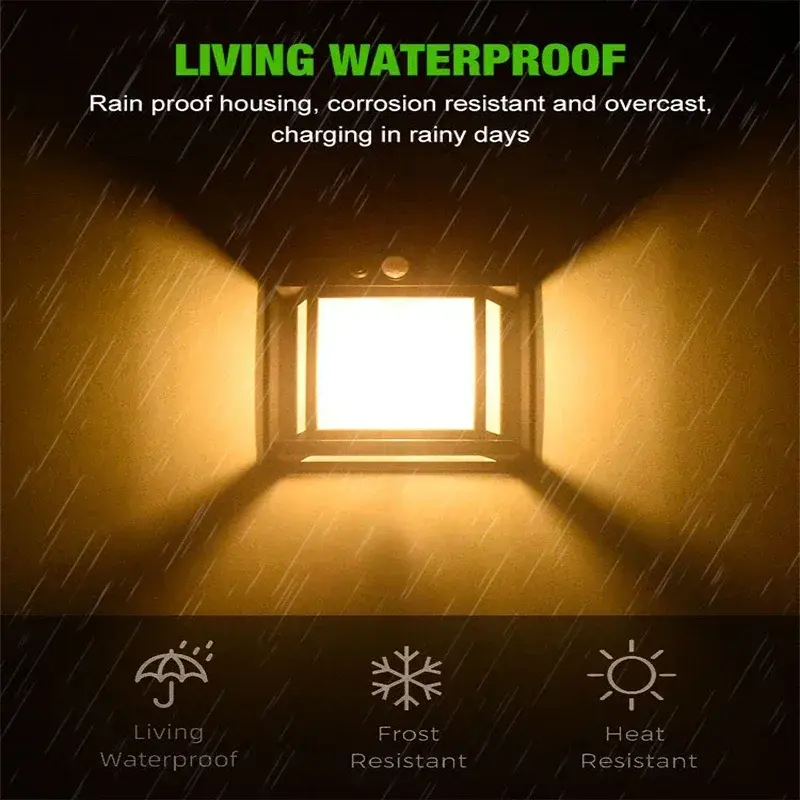 1~4Pcs Outdoor Solar Wall Lamp Waterproof Tungsten Filament Lamp Induction Lamp Household Light Garden Wall Light