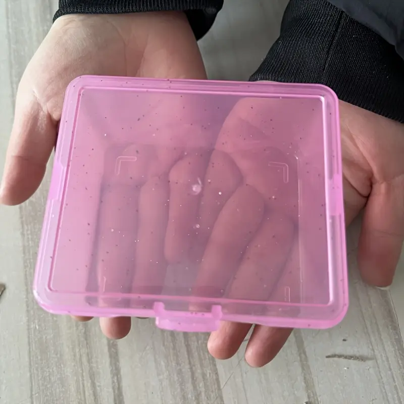 1PC Card storage box,  business cards, miscellaneous items, small card box, plastic card office organizer box