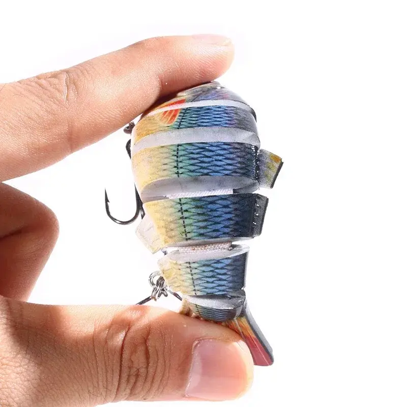 Fishing Lure Sinking 10cm/17.5g Multi Jointed 6 Segment Swimbait Wobblers Crankbait Hard Bait Pesca Tackle 15/12/10/8/5/3/1PCS