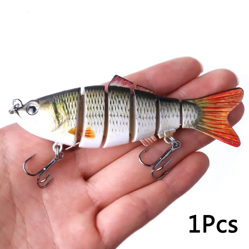 Fishing Lure Sinking 10cm/17.5g Multi Jointed 6 Segment Swimbait Wobblers Crankbait Hard Bait Pesca Tackle 15/12/10/8/5/3/1PCS