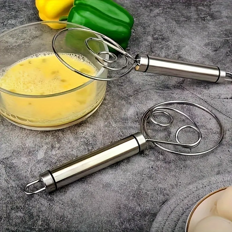 1PC Noodle mixer, flour cake beater, kitchen handheld mixer, non stick, quick egg whisk