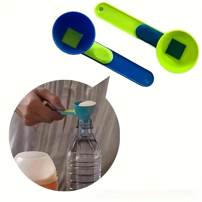 1pc Protein Powder Scoop and Funnel - Spill-Proof, for Sports Drinks