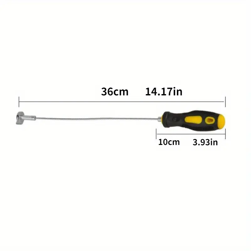 Hand screw oil pan screw disassembly tool magnetic suction wrench oil drain tool