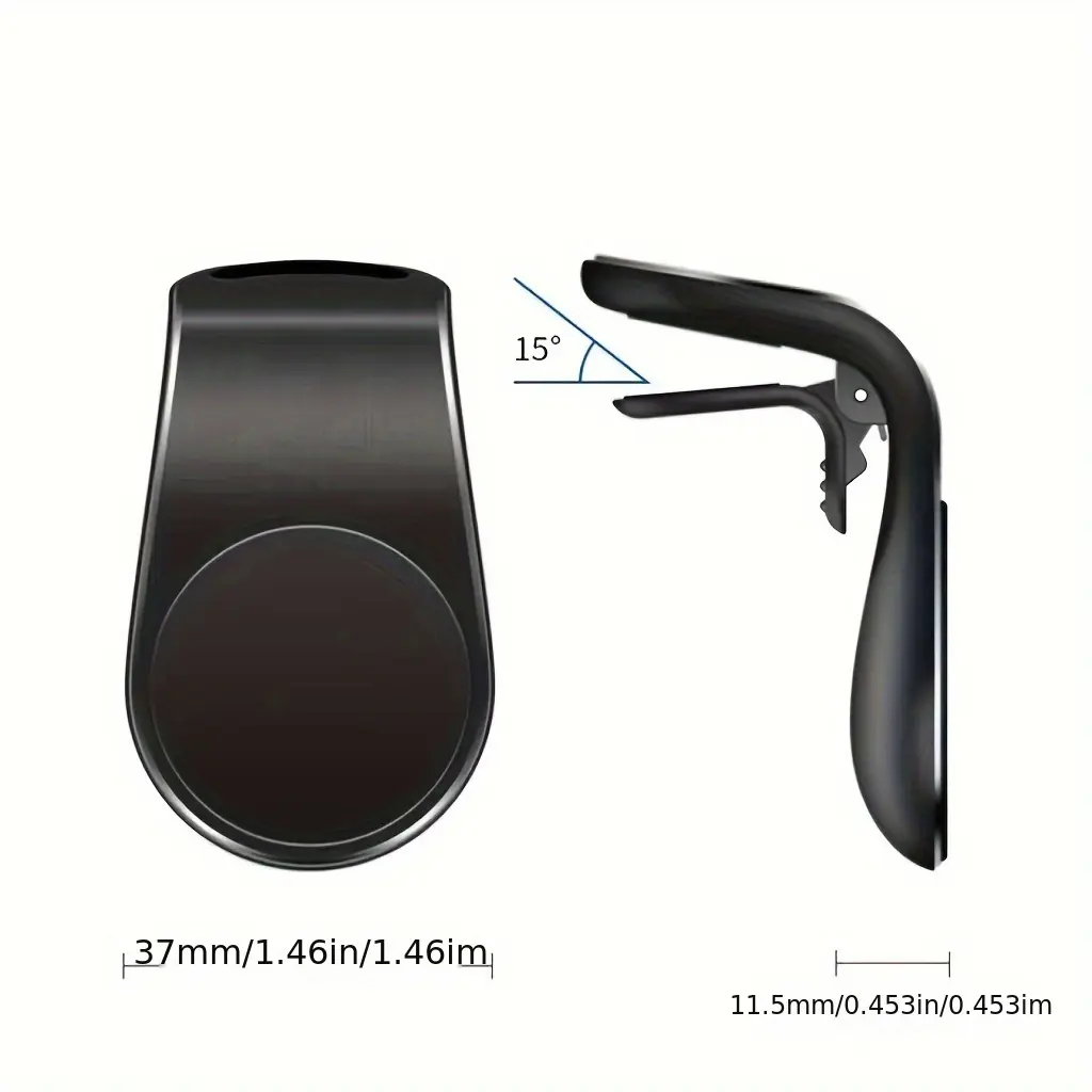 1PC Magnet phone holder car air outlet L holder navigation magnetic suction