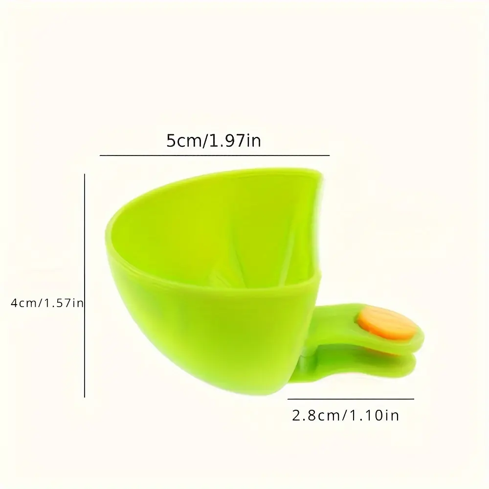 4PCS Creative clip seasoning dish, oil vinegar soy sauce kitchen artifact seasoning box set