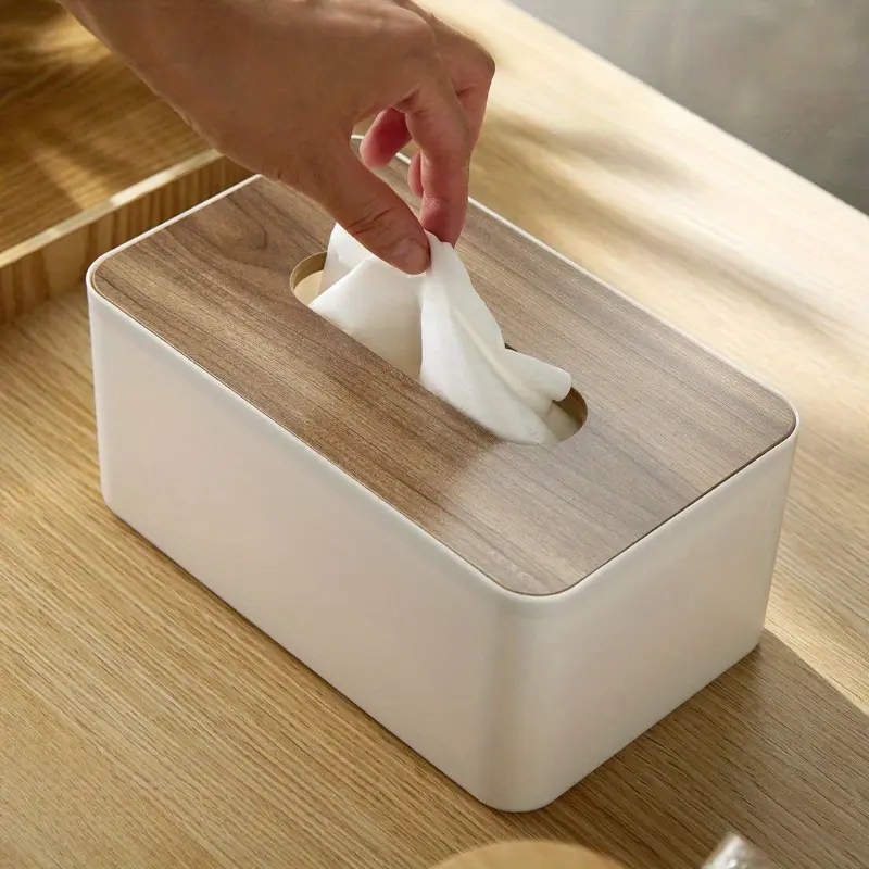 1PC Plastic simple paper box creative home multifunctional storage paper box