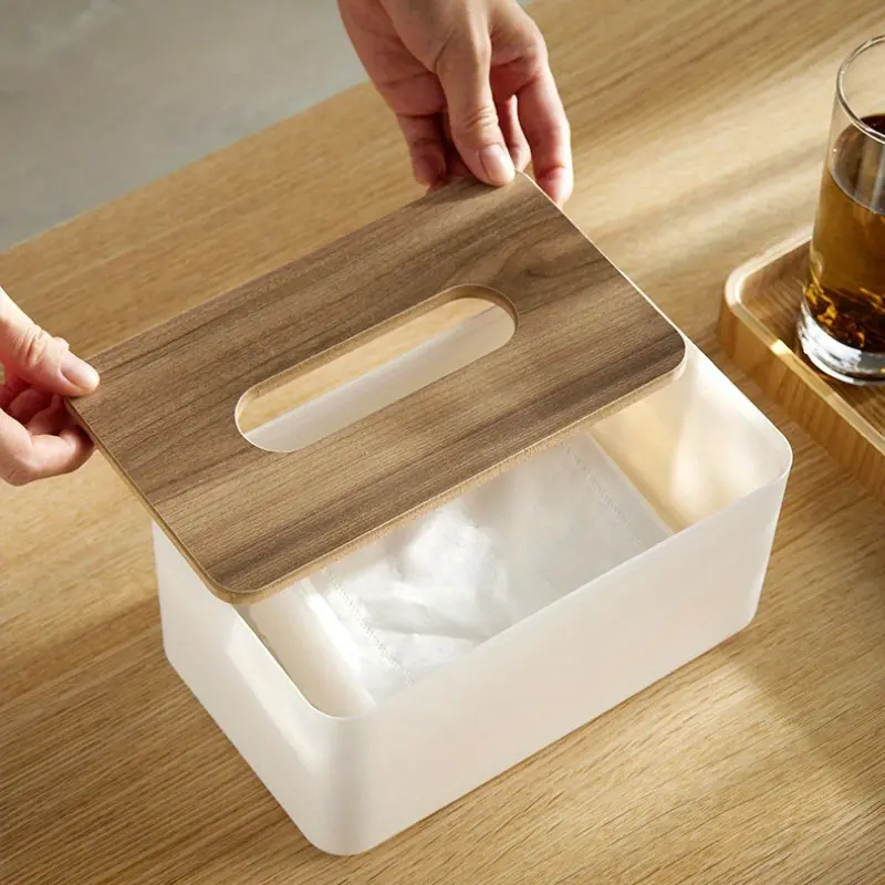 1PC Plastic simple paper box creative home multifunctional storage paper box