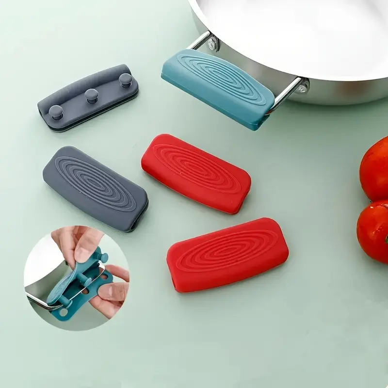 Anti scald clip, heat-resistant cast iron pot handle, insulated gloves, hand clip, pot handle, pot ear cover, pot ear clip pad