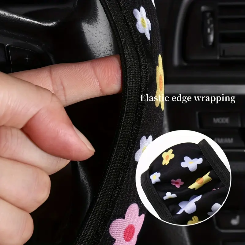 1PC Car steering wheel cover printed without inner ring