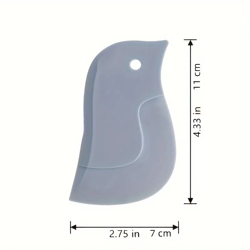 1PC Soft scraper, household kitchen cutting board scraper, oil stain scraper, baking kitchen small tool