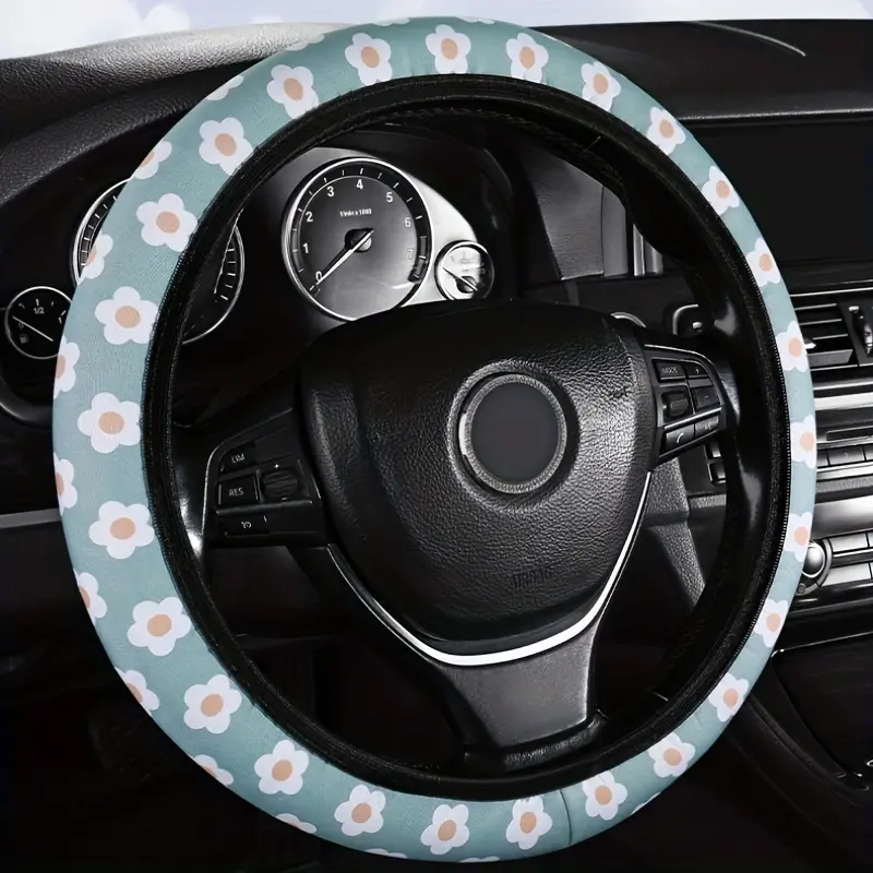 1PC Car steering wheel cover printed without inner ring